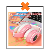 Koptelefoon kattenoortjes zwart